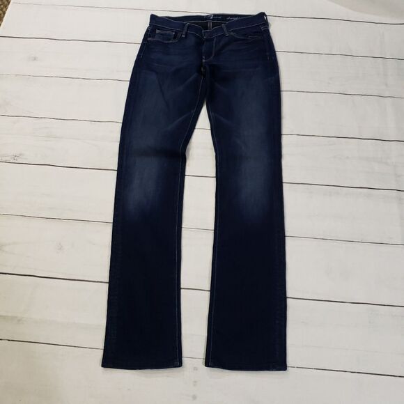 7 For All Mankind Straight Leg 27 Valiant Joan - Picture 8 of 8